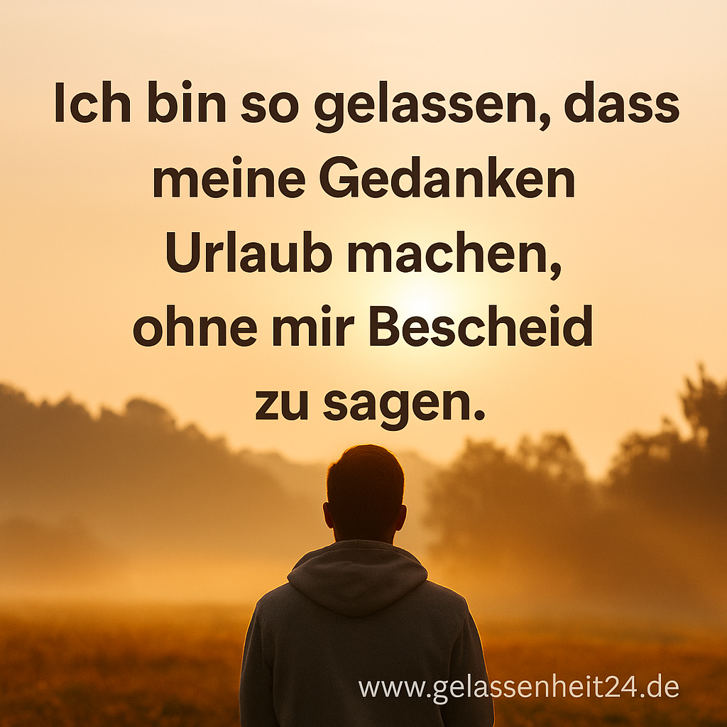 Gelassenheit Spruch 9